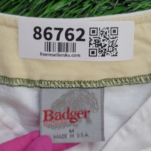 Vintage 90s Badger Sport Trident Button Shirt M 20x26 USA - Picture 5 of 12